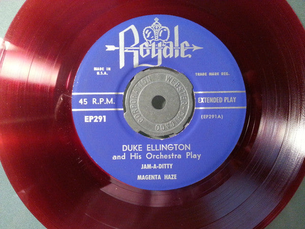 Duke Ellington And His Orchestra : Duke Ellington & His Orchestra Play (7", EP, Red)