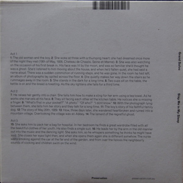 Grand Salvo : Slay Me In My Sleep (CD, Album)