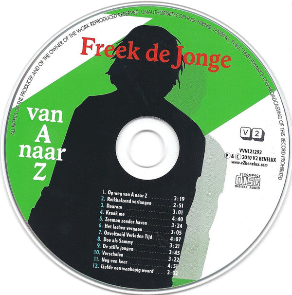 Freek de Jonge : Van A Naar Z (CD, Album)