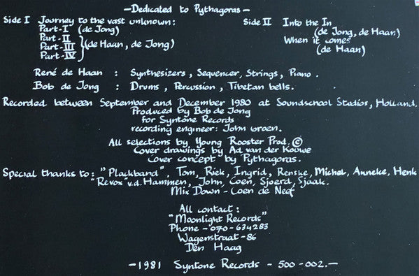 Pythagoras (2) : Journey To The Vast Unknown (LP)