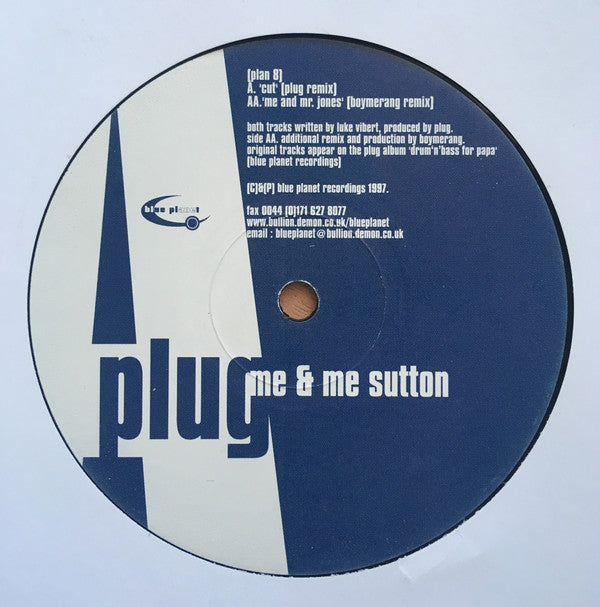 Plug : Me & Mr. Sutton (12")