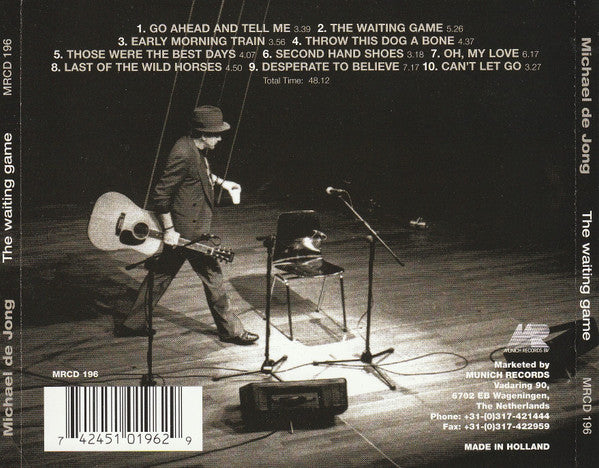 Michael De Jong : The Waiting Game (CD, Album)