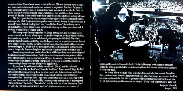 The Doors : Alive, She Cried (CD, Album)