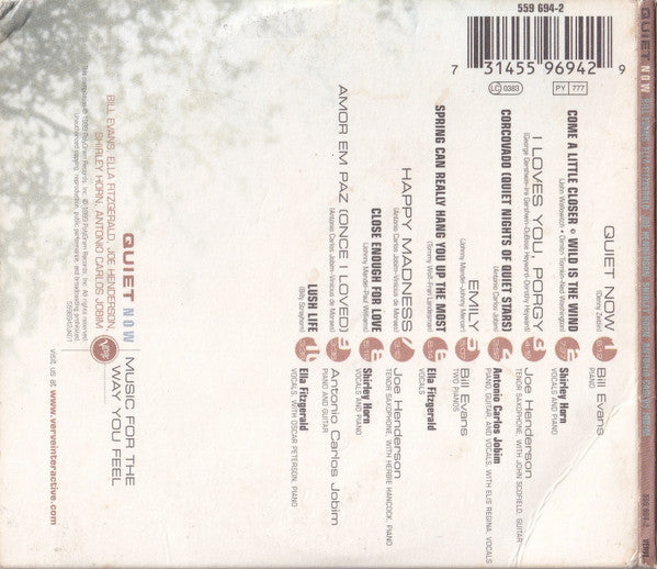 Various : Quiet Now - Music For The Way You Feel (CD, Comp, Car)