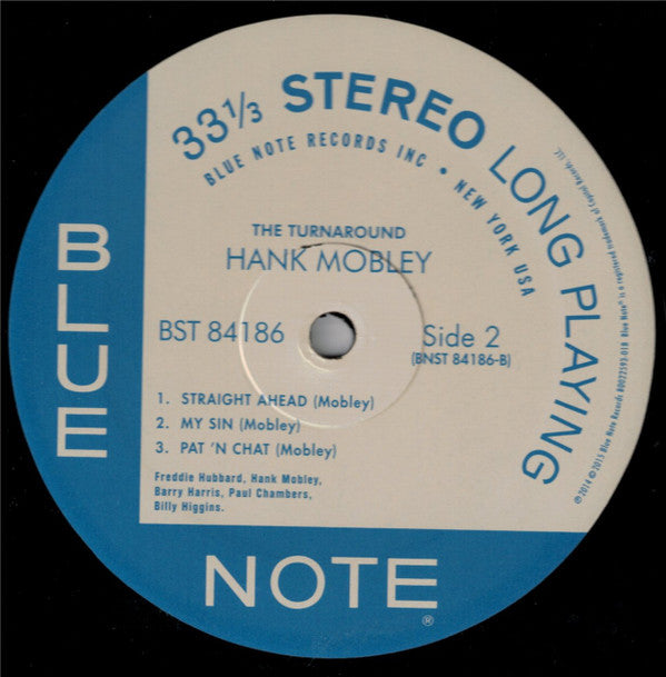 Hank Mobley : The Turnaround (LP, Album, RE, RM, 180)
