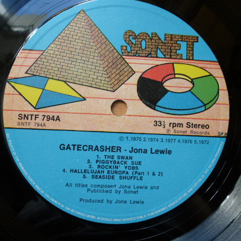 Jona Lewie : Gatecrasher (LP, Comp)