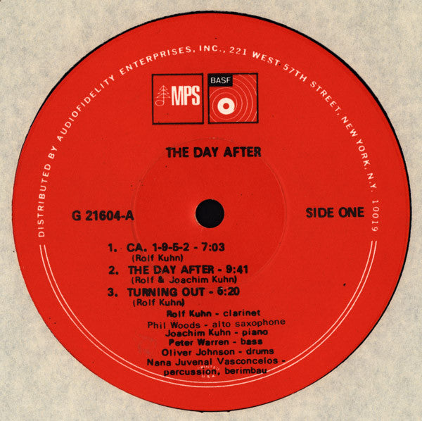 Rolf Kühn Group Featuring Phil Woods : The Day After (LP)