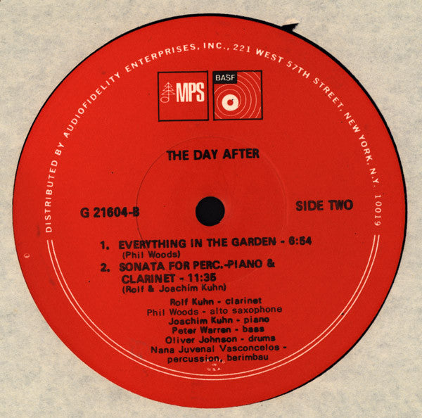 Rolf Kühn Group Featuring Phil Woods : The Day After (LP)