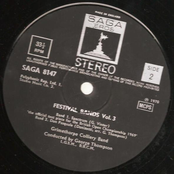 The Grimethorpe Colliery Band : Festival Bands Vol. 3 (LP)