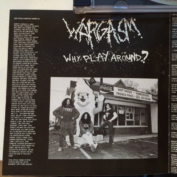 Wargasm : Why Play Around? (CD, Album, RP)