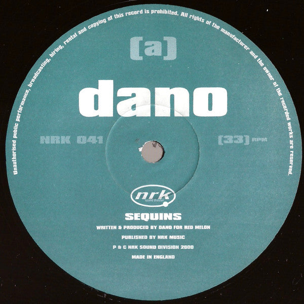 Dano : Drifting On Continents EP (12", EP)