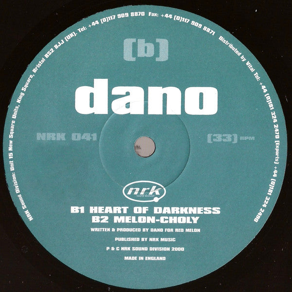 Dano : Drifting On Continents EP (12", EP)