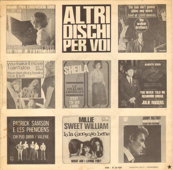 Nana Mouskouri : I Parapioggia Di Cherbourg / Il Tamburino (7", Mono)