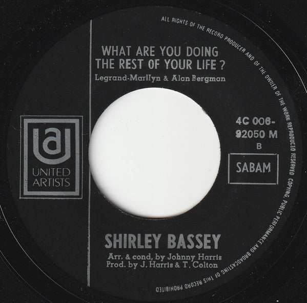 Shirley Bassey : The Fool On The Hill (7")