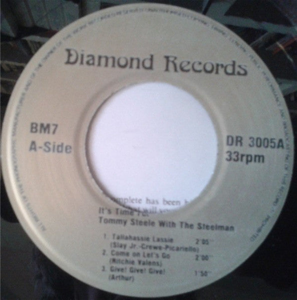 Tommy Steele With The Steelmen* : It's Time For (7", EP)