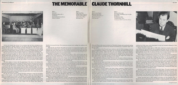 Claude Thornhill : The Memorable Claude Thornhill (2xLP, Album, Comp)