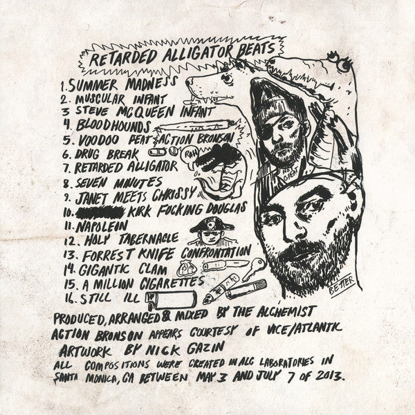 Alchemist : Retarded Alligator Beats (LP)