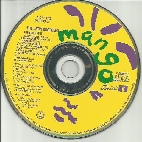 The Latin Brothers : The Black Girl (CD, Album, RE)