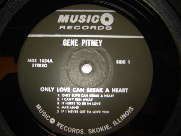 Gene Pitney : Only Love Can Break A Heart (LP, Album, Comp)