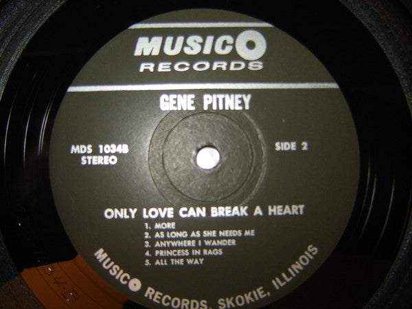 Gene Pitney : Only Love Can Break A Heart (LP, Album, Comp)