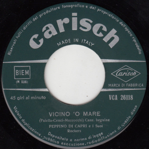 Peppino Di Capri E I Suoi Rockers : Luna Caprese / Vicino 'o Mare (7", Single)