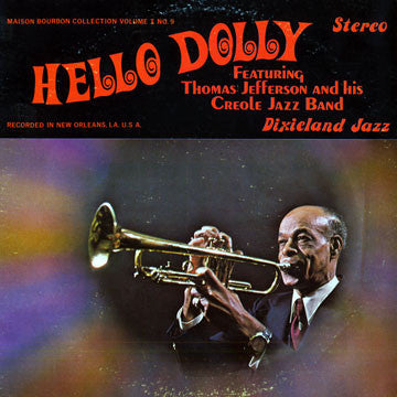 Thomas Jefferson And His Creole Jazz Band : Hello Dolly (LP, Album)