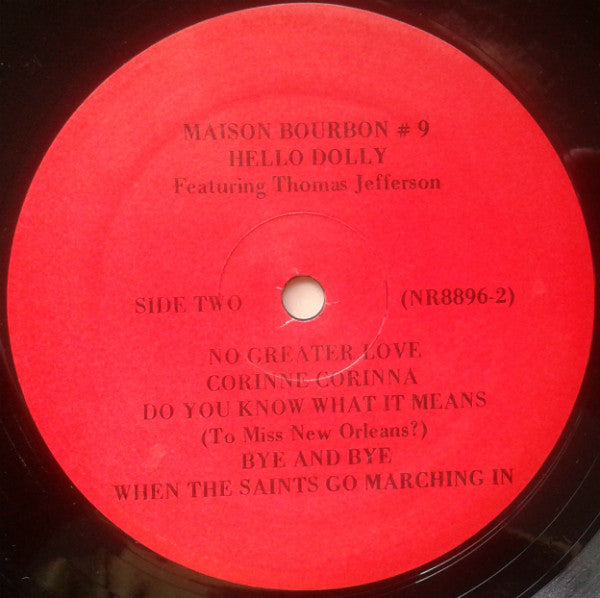 Thomas Jefferson And His Creole Jazz Band : Hello Dolly (LP, Album)