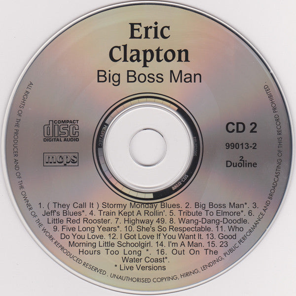Eric Clapton : Big Boss Man (2xCD, Comp)