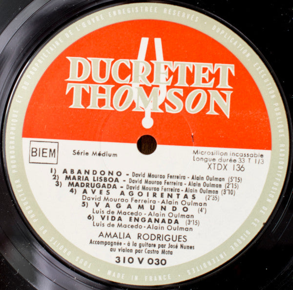 Amália Rodrigues : Amália 1963 (LP, Album)