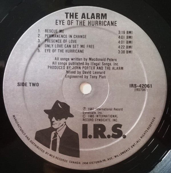 The Alarm : Eye Of The Hurricane (LP, Album)