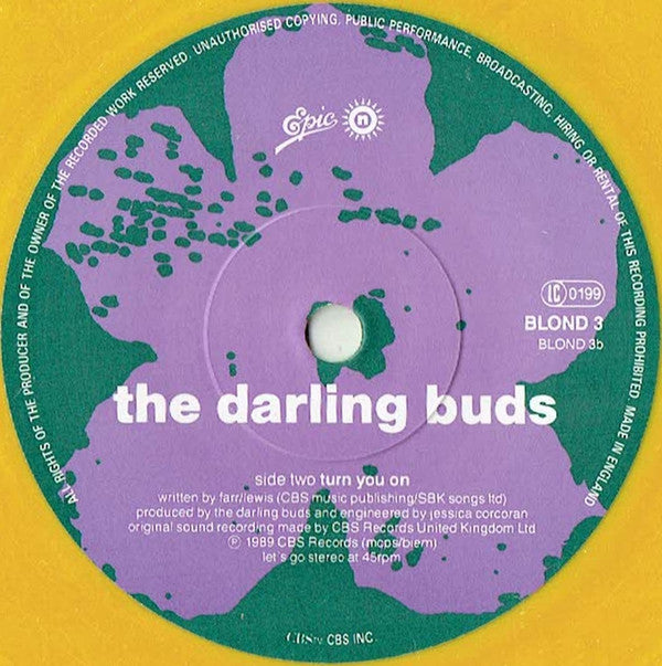 The Darling Buds : Let's Go Round There (7", Single, Ltd, Yel)