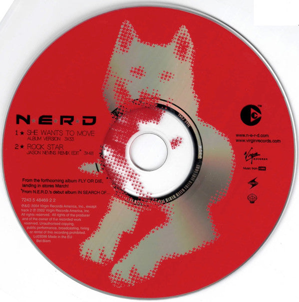 N*E*R*D : She Wants To Move (CD, Single, Copy Prot., Car)