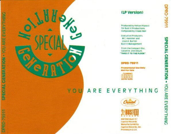 Special Generation : You Are Everything (CD, Single, Promo)