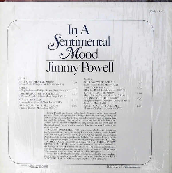 Jimmy Powell : In A Sentimental Mood (LP)