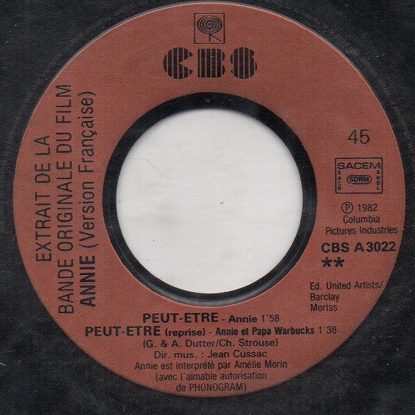 Amélie Morin : Bande Originale Du Film Annie (7", Single)