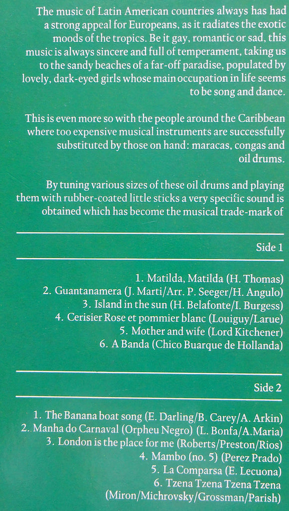 The Invaders Steelband : Distant Shores (LP, Album)