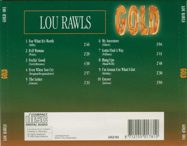 Lou Rawls : Gold (CD, Album)