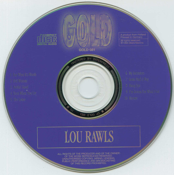 Lou Rawls : Gold (CD, Album)