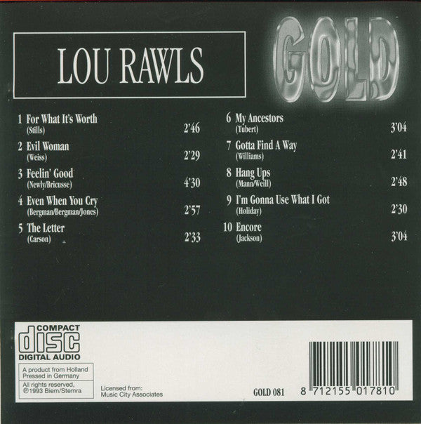 Lou Rawls : Gold (CD, Album)