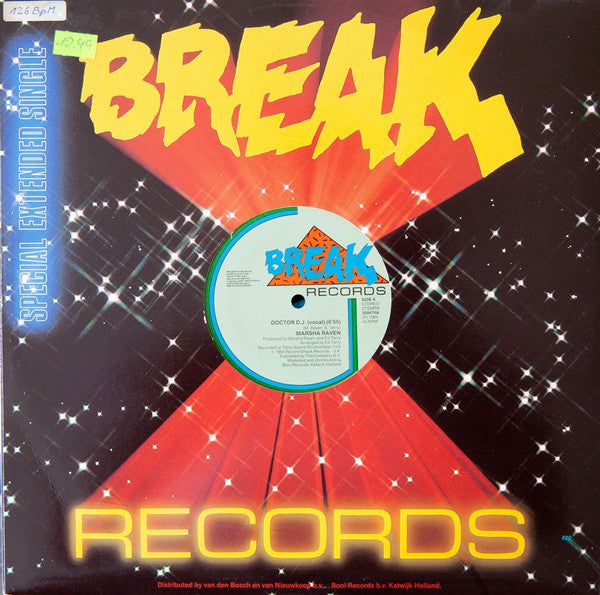 Marsha Raven : Doctor D.J. (12", Single, Com)