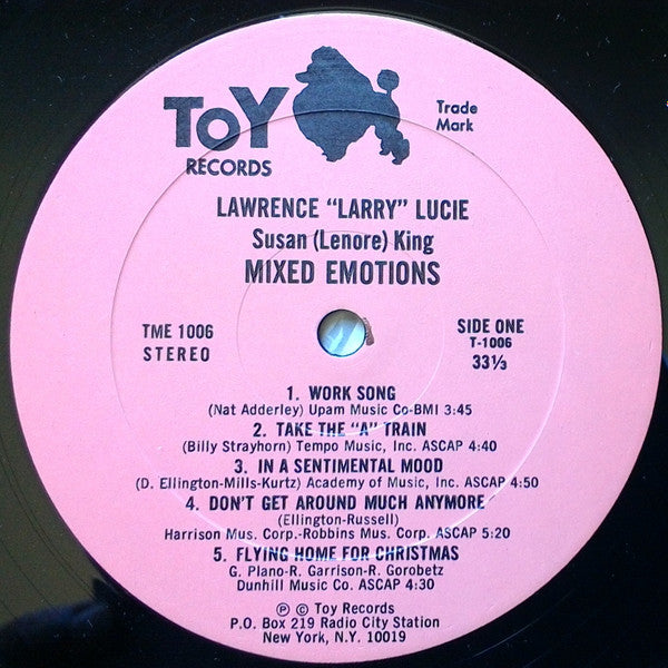 Lawrence Lucie : Mixed Emotions (LP, Album)
