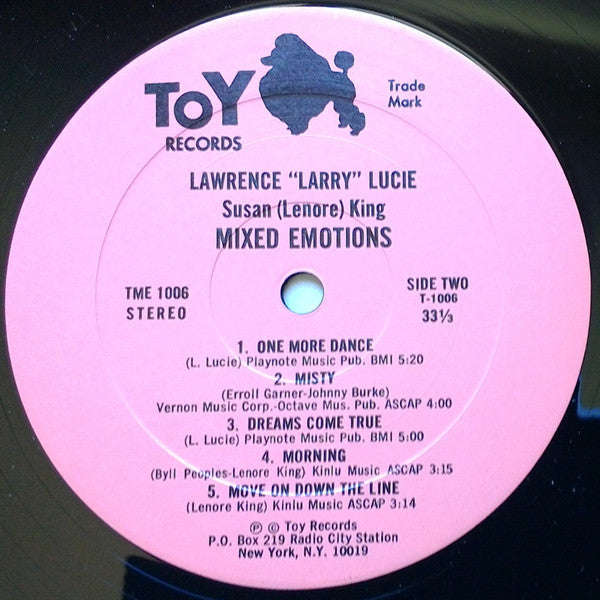Lawrence Lucie : Mixed Emotions (LP, Album)