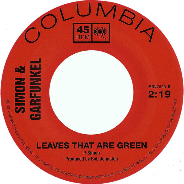 Simon & Garfunkel : Homeward Bound (7", RSD, Single, Mono, Ltd, Num, RE)