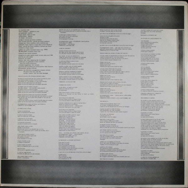 Bruce Cockburn : Stealing Fire (LP, Album, B -)