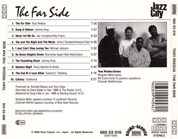 Tony Reedus : The Far Side (CD, Album)