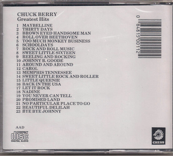 Chuck Berry : Greatest Hits (CD, Comp)