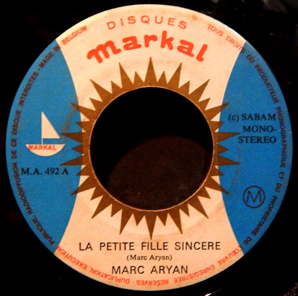 Marc Aryan : La Petit Fille Sincère (7", Single)