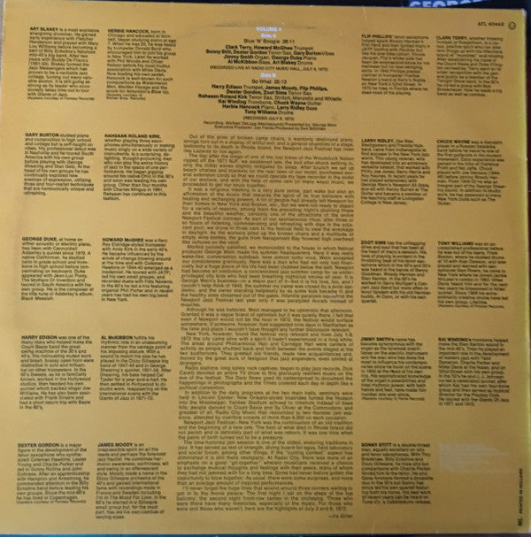 Various : Newport In New York '72 - The Jam Sessions, Vol 4 (LP, Album)