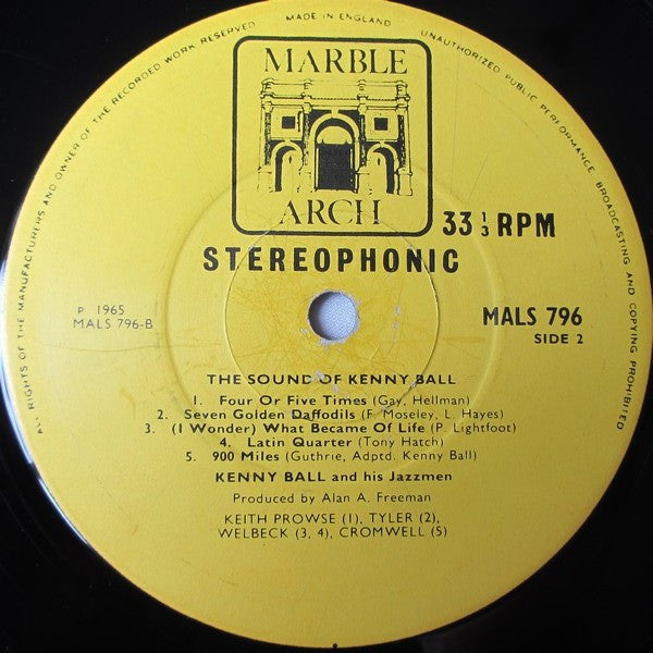 Kenny Ball And His Jazzmen : The Sound Of Kenny Ball (LP, Comp)