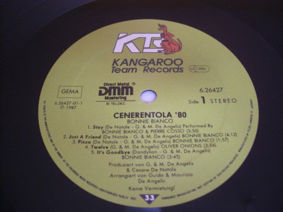 Bonnie Bianco : Cenerentola '80 - Cinderella '87 (Aus Der Gleichnamigen TV-Serie) ‎ (LP, Comp)